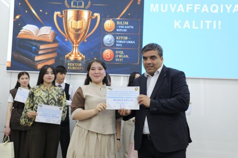 YANGI O'ZBEKISTON TALABALARI OLIMPIADASI, REKTOR KUBOGI, ZAKOVAT